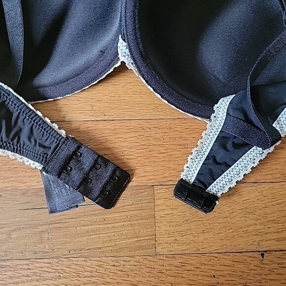 Elle Macpherson Intimates Daisy Chains Contour Bra 36DD Black Lace Trim E72979 - Picture 4 of 6